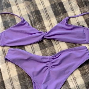 Blackbough lilac bathing suit set